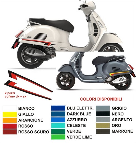 Fregi laterali vespa gts kit - laterali,