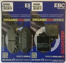 PASTIGLIE SYM SYMPHONY 125 2012/2019 KIT FRENO ANTERIORI POSTERIORI EBC X SYM