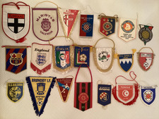 VINTAGE LOTTO STOCK 21 GAGLIARDETTI SPORTIVI CALCIO ANNI 80 - 90 RARI