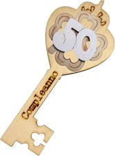 DLM-A793 Bomboniere 12 utili calamite quadrifoglio portafortuna 50 compleanno