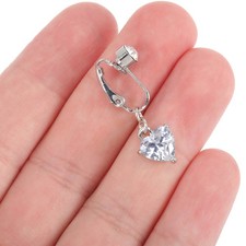 Anello donna pancia finta clip