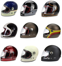 Viper F656 Casco Moto Classico Vintage Full Face Fibra di Vetro