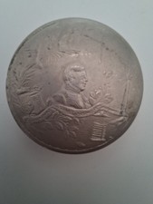 Antica scatolina latta Alessandro Volta Nell'epoca della Scoperta (pila) Mm 65