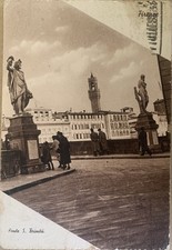 Cartolina Firenze Ponte S. Trinità Marcofilia viaggiata 1939