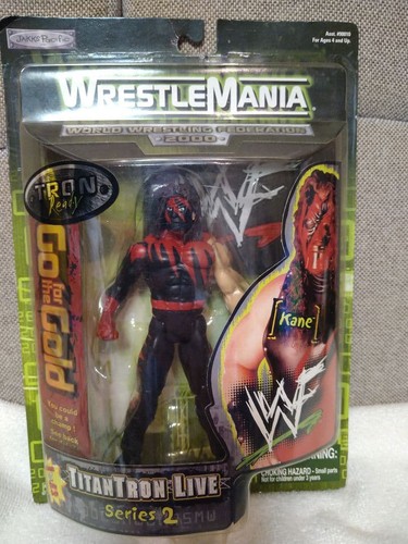 Figurina wrestlemania kane wwe - figurina,