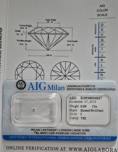 Diamante certificato di - diamante,