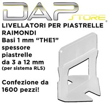 RAIMONDI - Livellatori per piastrelle 1mm "THE1" per sistema cunei RLS - 1600 pz