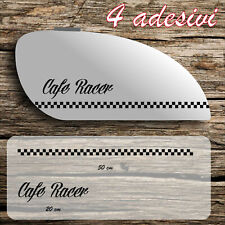 4 adesivi cafe racer strisce