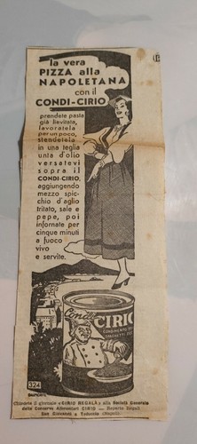 Pubblicità epoca condi - condi, cirio