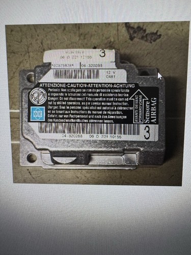 Centralina airbag alfa 156 - airbag,