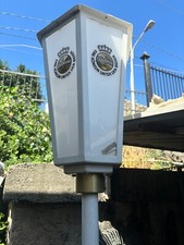 Lampione Bianco Da Bar Giardino Terrazza Con Sponsor Birra Warsteiner