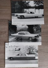 3 Foto originali 1965 CADILLAC Coupe de Ville + Sixty Special Sedan