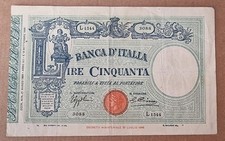CINQUANTA 50 LIRE BARBETTI GRANDE L MATRICE LATERALE DECRETO 21/03/1934 REGNO...