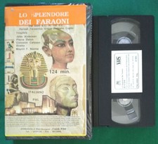 Vhs Lo Splendore Dei Faraoni Film Documentario Freidi Egitto Videocassetta(V126)