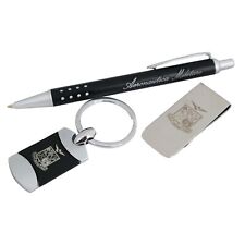 SET AERONAUTICA MILITARE IN METALLO, PENNA , PORTACHIAVI E FERMASOLDI  