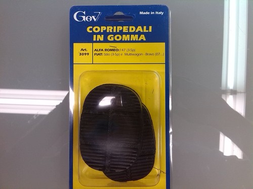 Copripedali copri pedale gomma