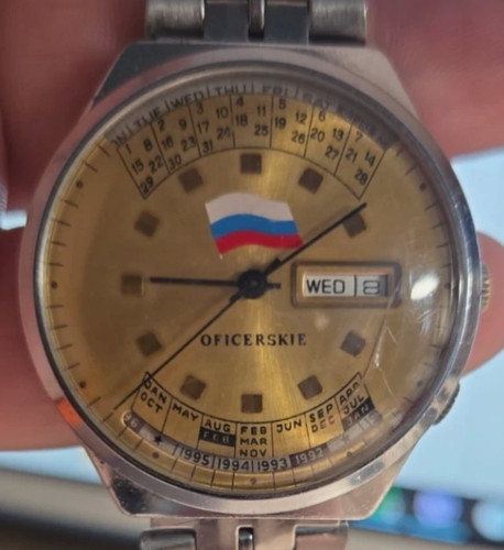 Orologio raketa calendario - orologio,