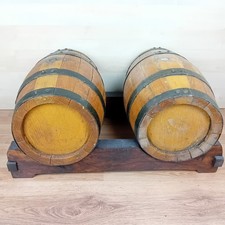 ? Coppia di botti in rovere con base in legno – 30 litri ciascuna ?