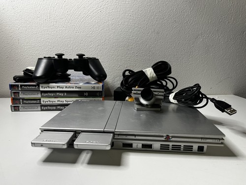 Playstation sony slim silver - playstation, 2
