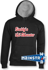 FELPA CAPPUCCIO HOODIE DADDY'S LIL MONSTER HARLEY QUINN SUICIDE SQUAD GOODNIGHT 