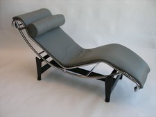 Chaiselongue SOLO ricambio Materassino e Poggiatesta in eco-Pelle nera