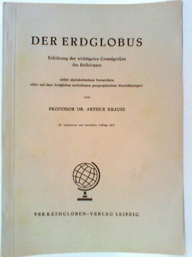 Der physikalische erdglobus - der,