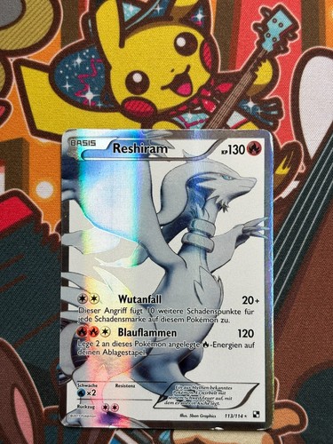 Carte pokemon reshiram 113 - pokemon, 113/114