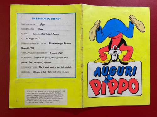 Walt disney auguri pippo album - walt,