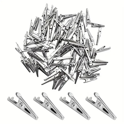 50x clip coccodrillo - , metallo