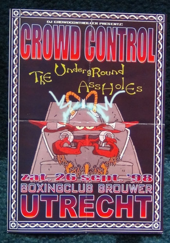 Hardcore flyer crowd control - -,