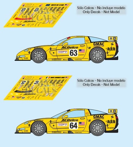 Decals corvette c5r - corvette,