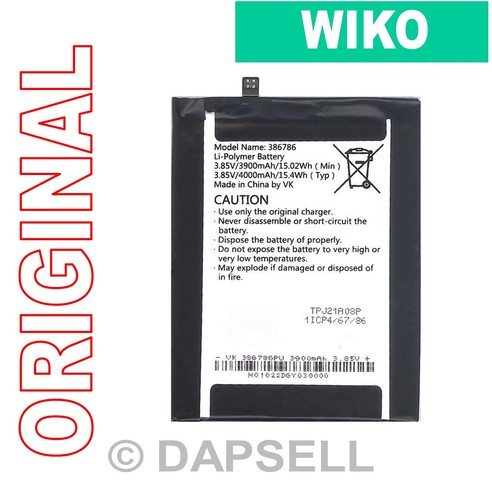 Wiko batteria originale 386786 - originale,