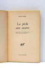 La pêche aux avaros David