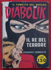 ristampa anastatica del fumetto DIABOLIK n° 1 - Il Re del terrore - 1994