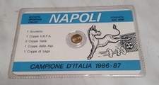 MONETA CELEBRATIVA NAPOLI 1986-87 CAMPIONI D'ITALIA PRIMO SCUDETTO