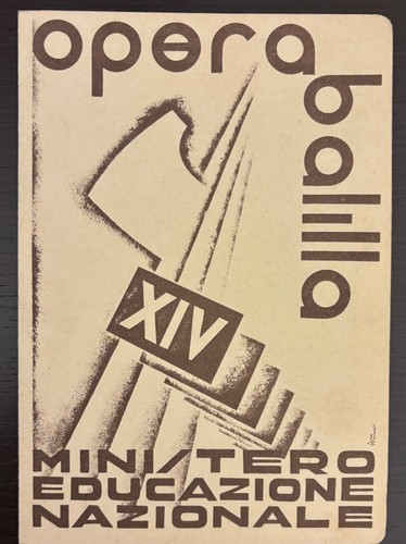 Pagella opera balilla fascismo - pagella,
