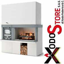 Camino a legna PALAZZETTI modello LINOSA grill o grill + forno - Mail x sconto