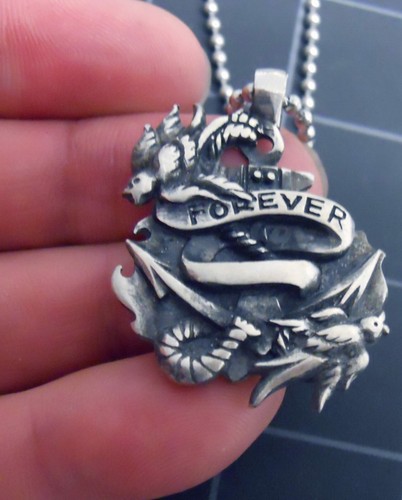 Collana rockabilly catena - collana,