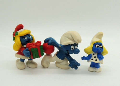 Lotto figurine puffo vintage - lotto,