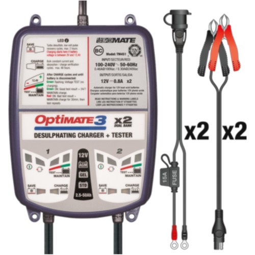 Optimate 3x2 caricabatterie - 3x2,
