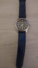 orologio tissot 1853 nero acciaio come nuovo con centurino blu o
