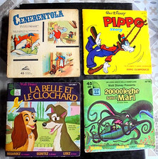 WALT DISNEY 4 VINILE LP 45