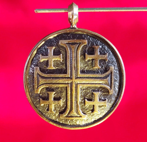 Ciondolo croce templare - ciondolo,