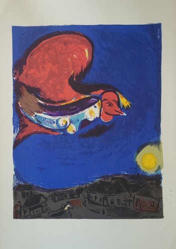 Lithographie marc chagall - marc,