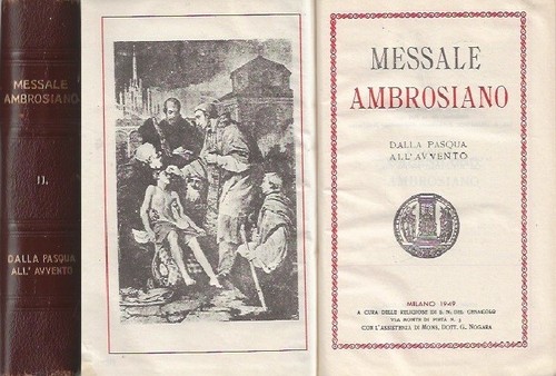 Antico libro religioso messale - libro,