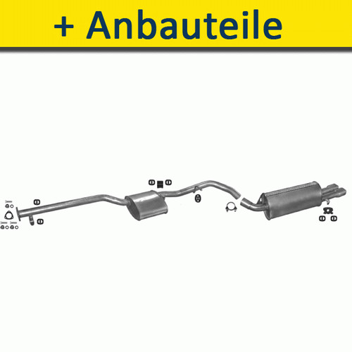 Marmitta per opel - marmitta,