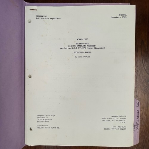 Manuale tecnico vintage - manuale,