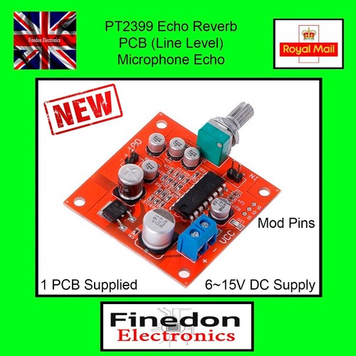 Pt2399 microfono reverb board - reverb,