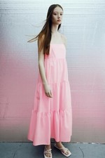 Abito ZARA rosa con pannelli