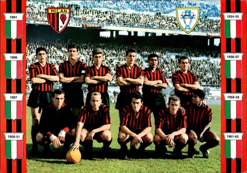 Cartolina sportiva calcio
